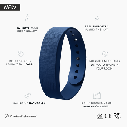 100% Wake-Up Alarm - Blue