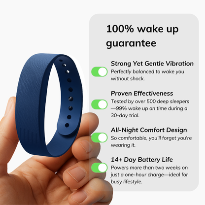 100% Wake-Up Alarm - Blue