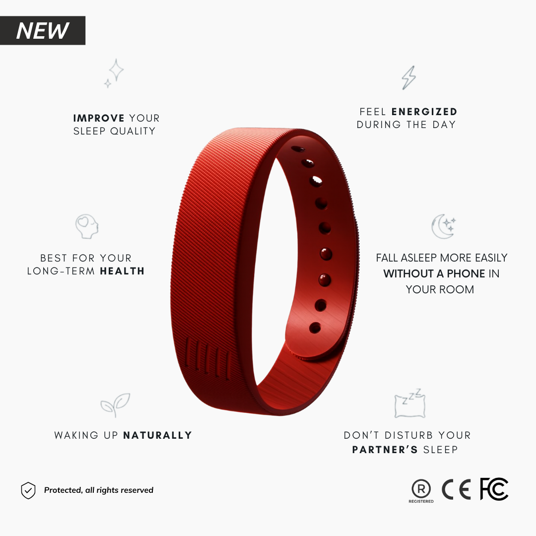 100% Wake-Up Alarm - Red