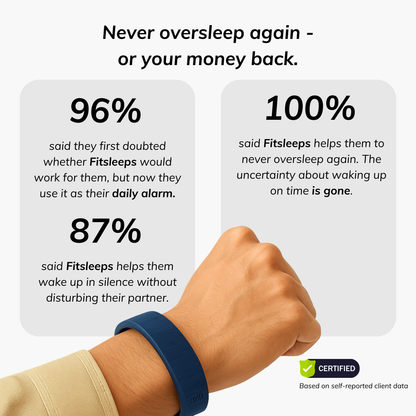 100% Wake-Up Alarm - Blue